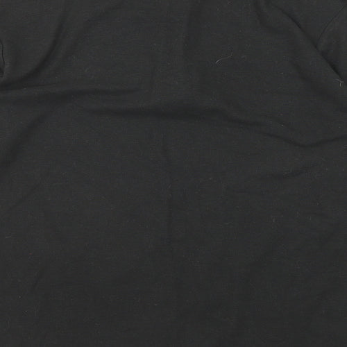 Lyon Becker Mens Black Cotton Polo Size M Collared Button
