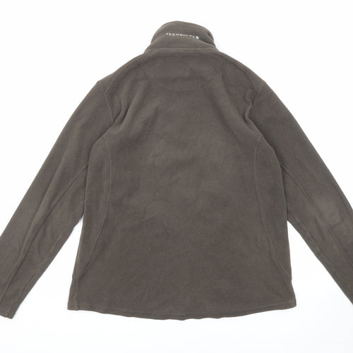 Technicals Womens Green Polyester Pullover Sweatshirt Size 12 Zip