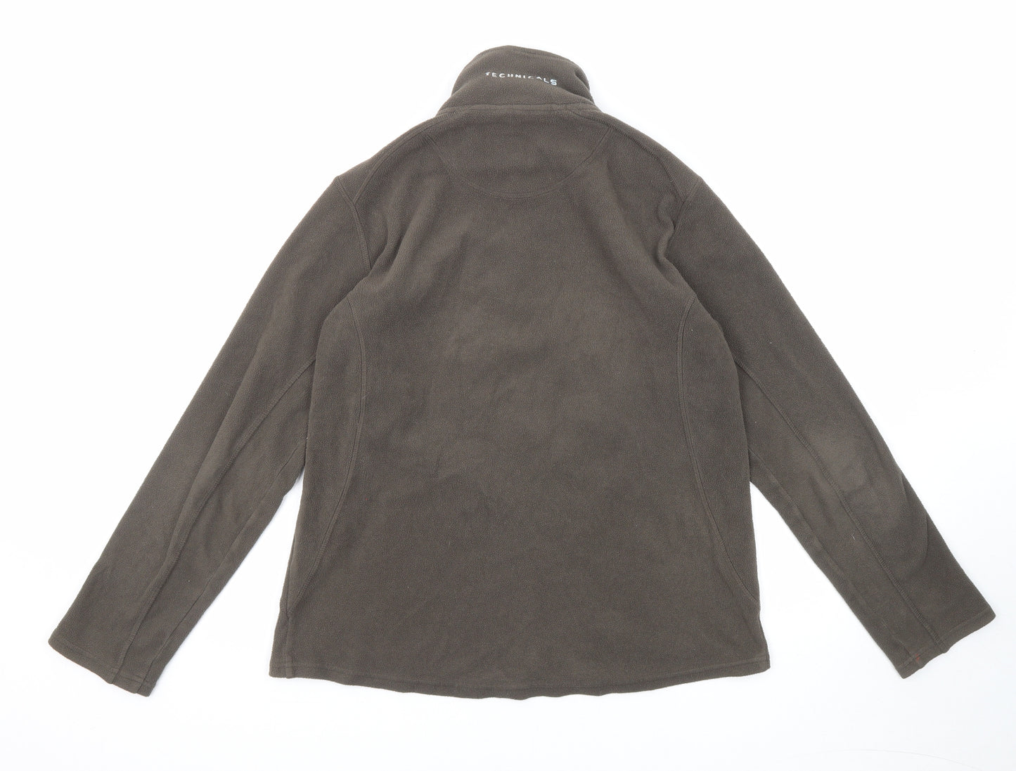 Technicals Womens Green Polyester Pullover Sweatshirt Size 12 Zip