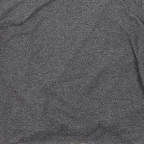Noisy may Womens Grey V-Neck Polyester Pullover Jumper Size S Pullover - Wrap Front Detail