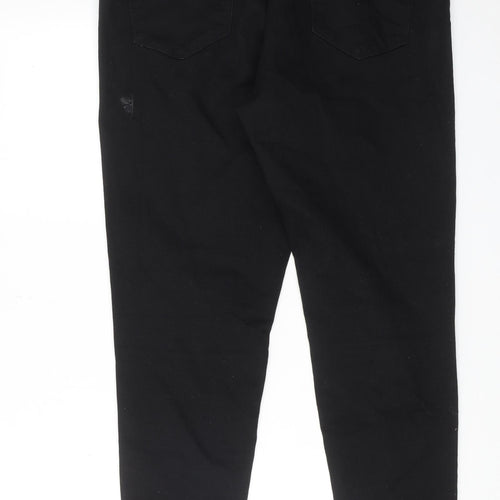 Yours Womens Black Cotton Jegging Jeans Size 18 Regular