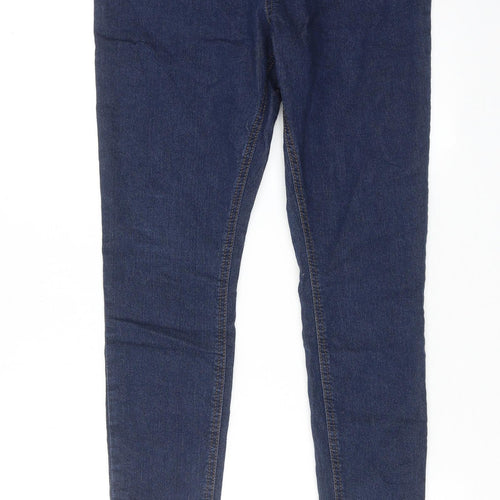 TU Womens Blue Cotton Jegging Jeans Size 8 Regular