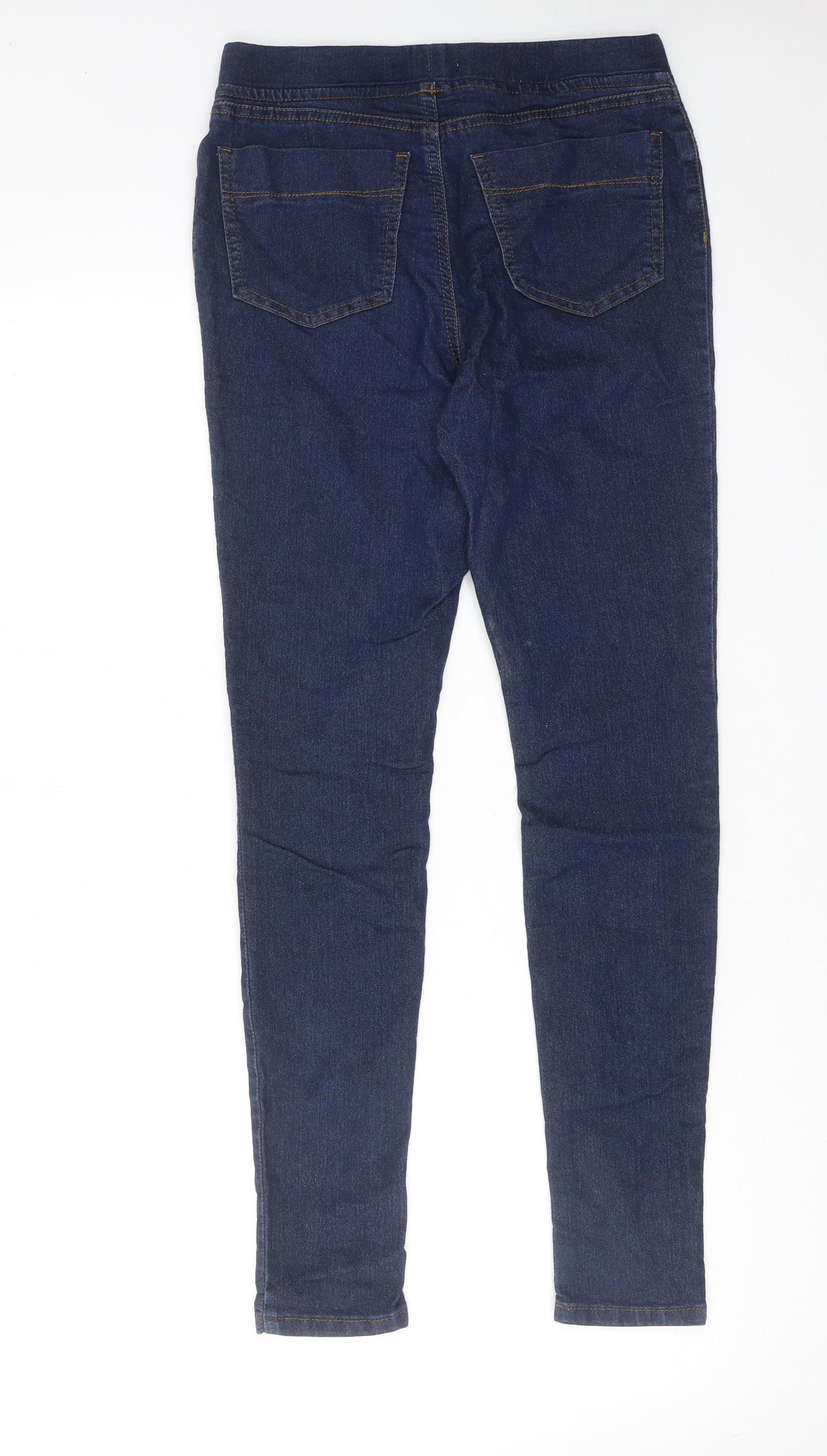 TU Womens Blue Cotton Jegging Jeans Size 8 Regular