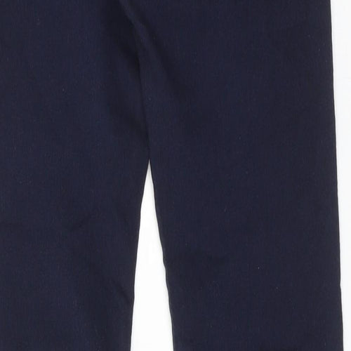 Marks and Spencer Womens Blue Cotton Skinny Jeans Size 8 Regular Zip