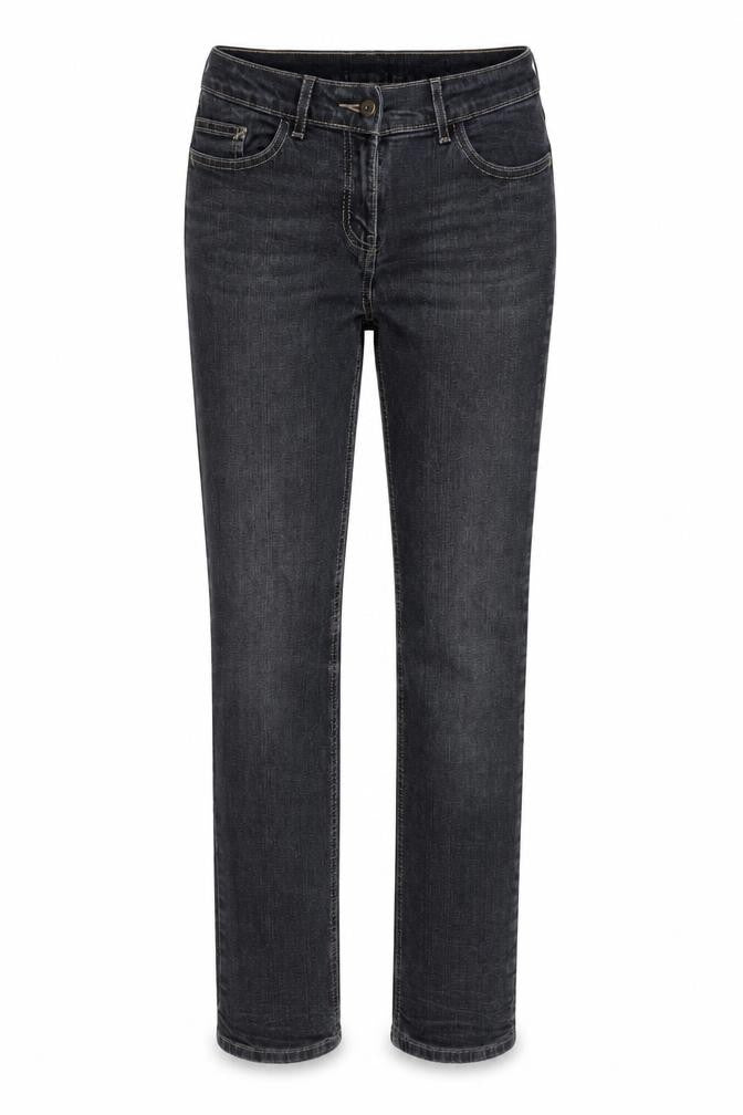 Marks and Spencer Womens Grey Cotton Skinny Jeans Size 8 Regular Zip