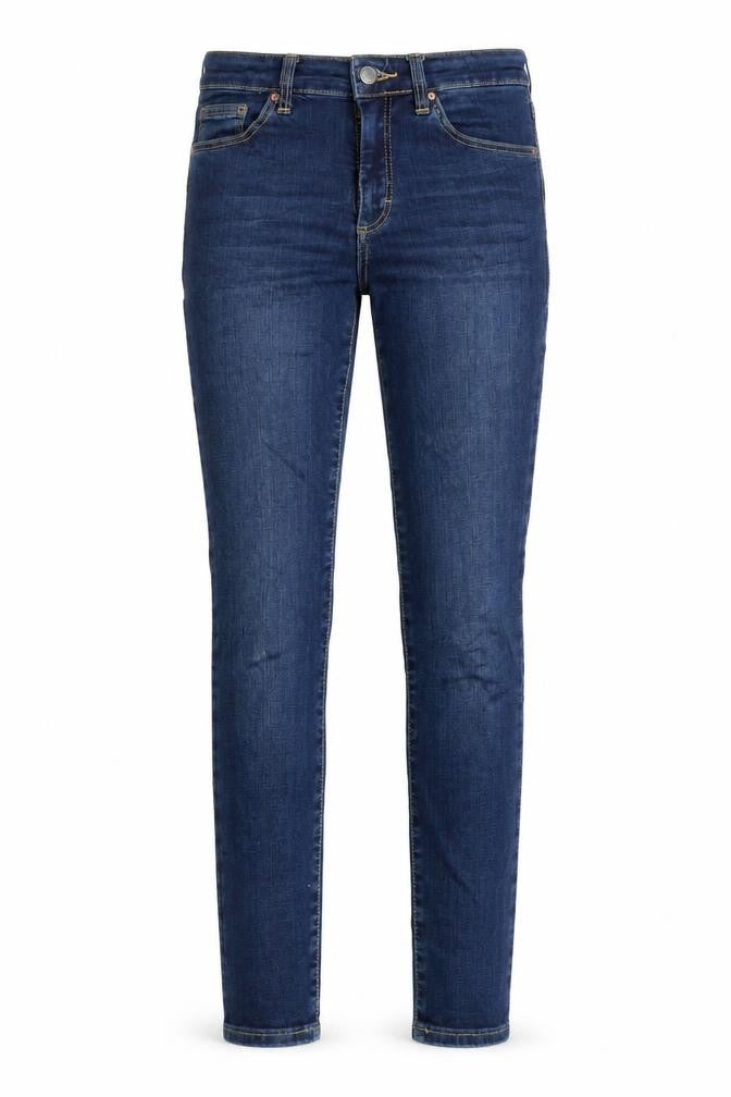 Topshop Womens Blue Cotton Skinny Jeans Size 25 in L30 in Regular Zip