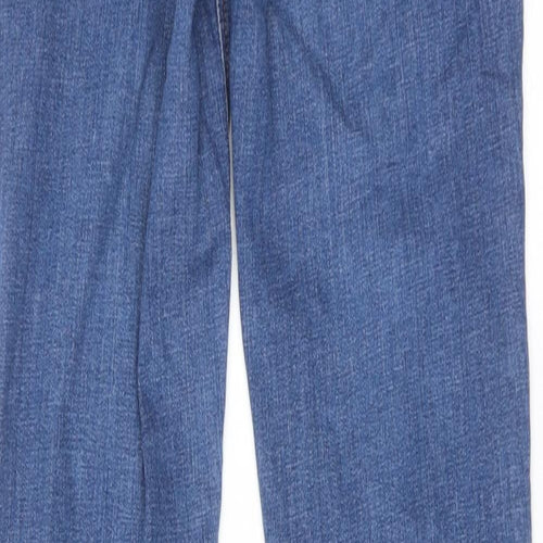 Mossimo Womens Blue Cotton Skinny Jeans Size 26 in Regular Zip
