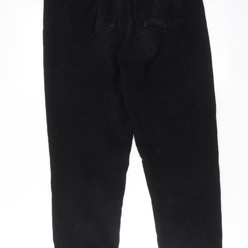 BDG Womens Black Cotton Trousers Size 27 in L32 in Regular Zip