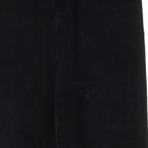 BDG Womens Black Cotton Trousers Size 27 in L32 in Regular Zip