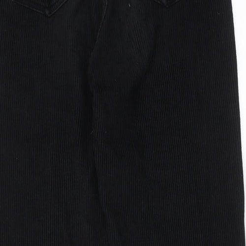 BDG Womens Black Cotton Trousers Size 27 in L32 in Regular Zip