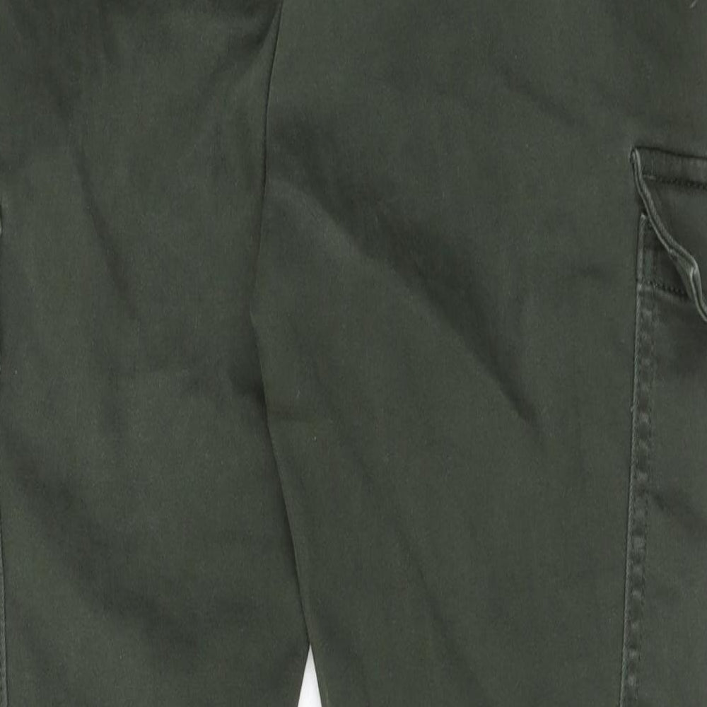 NEXT Womens Green Cotton Skinny Jeans Size 12 Regular Zip