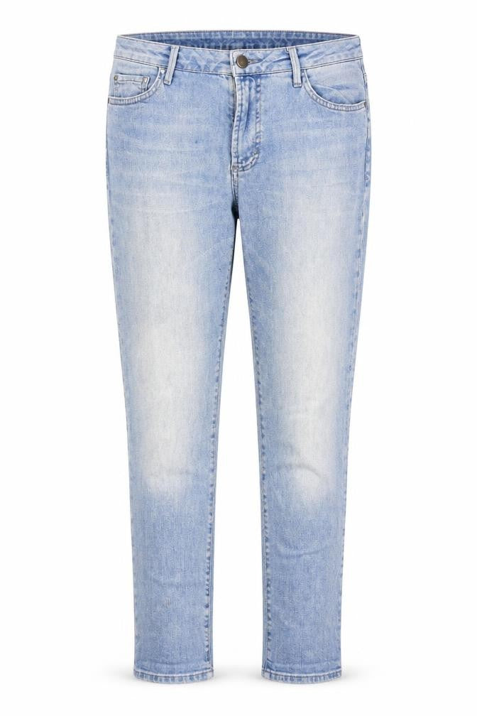 Maison de Nimes Womens Blue Cotton Straight Jeans Size 10 Regular Zip