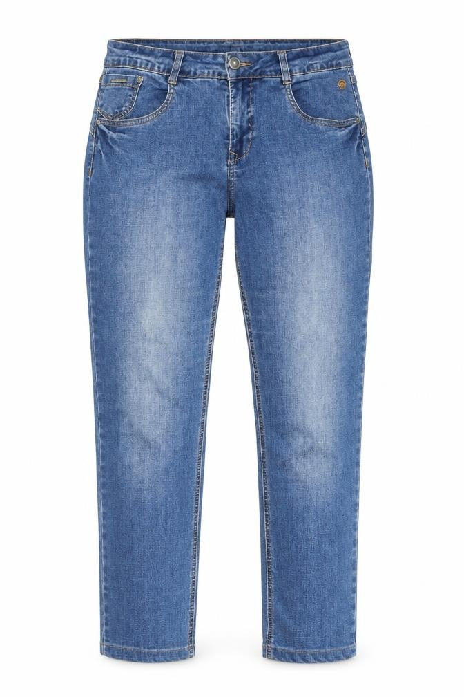 Cream Womens Blue Cotton Straight Jeans Size 31 in Regular Zip