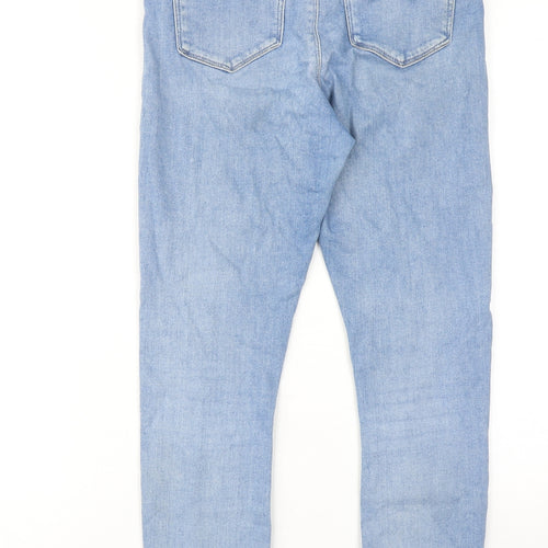 ASOS Womens Blue Cotton Skinny Jeans Size 28 in L30 in Regular Zip