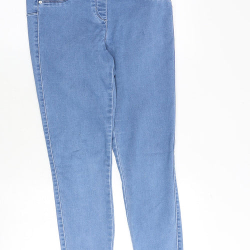NEXT Womens Blue Cotton Jegging Jeans Size 10 Slim