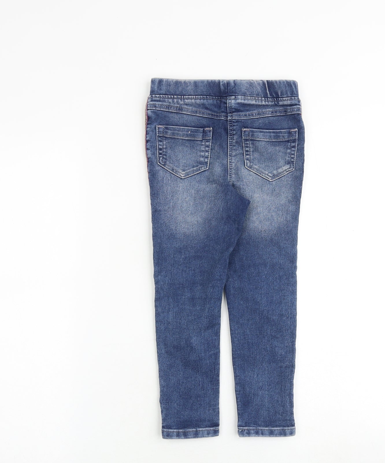 George Girls Blue Cotton Jegging Jeans Size 3-4 Years Regular
