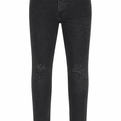 Topman Mens Grey Cotton Skinny Jeans Size 30 in L32 in Slim Zip