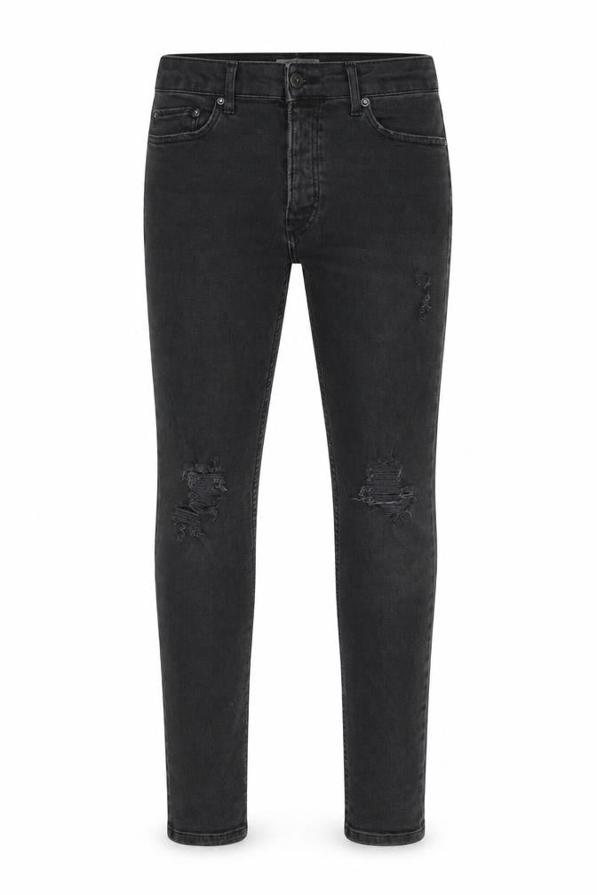 Topman Mens Grey Cotton Skinny Jeans Size 30 in L32 in Slim Zip