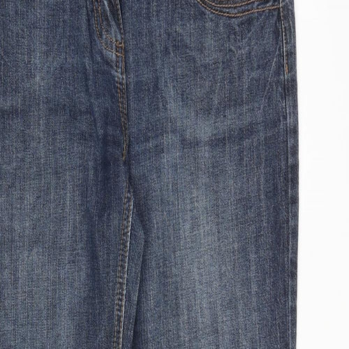 LTD Jeans Womens Blue Cotton Straight Jeans Size 34 in Regular Zip