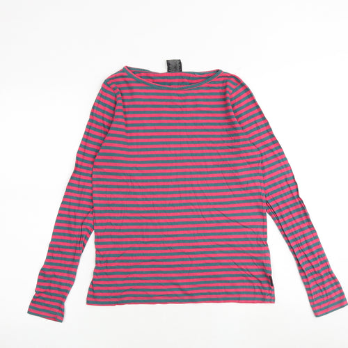 Trespass Womens Multicoloured Striped 100% Cotton Basic T-Shirt Size XS Round Neck