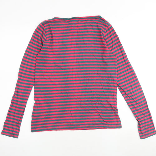Trespass Womens Multicoloured Striped 100% Cotton Basic T-Shirt Size XS Round Neck