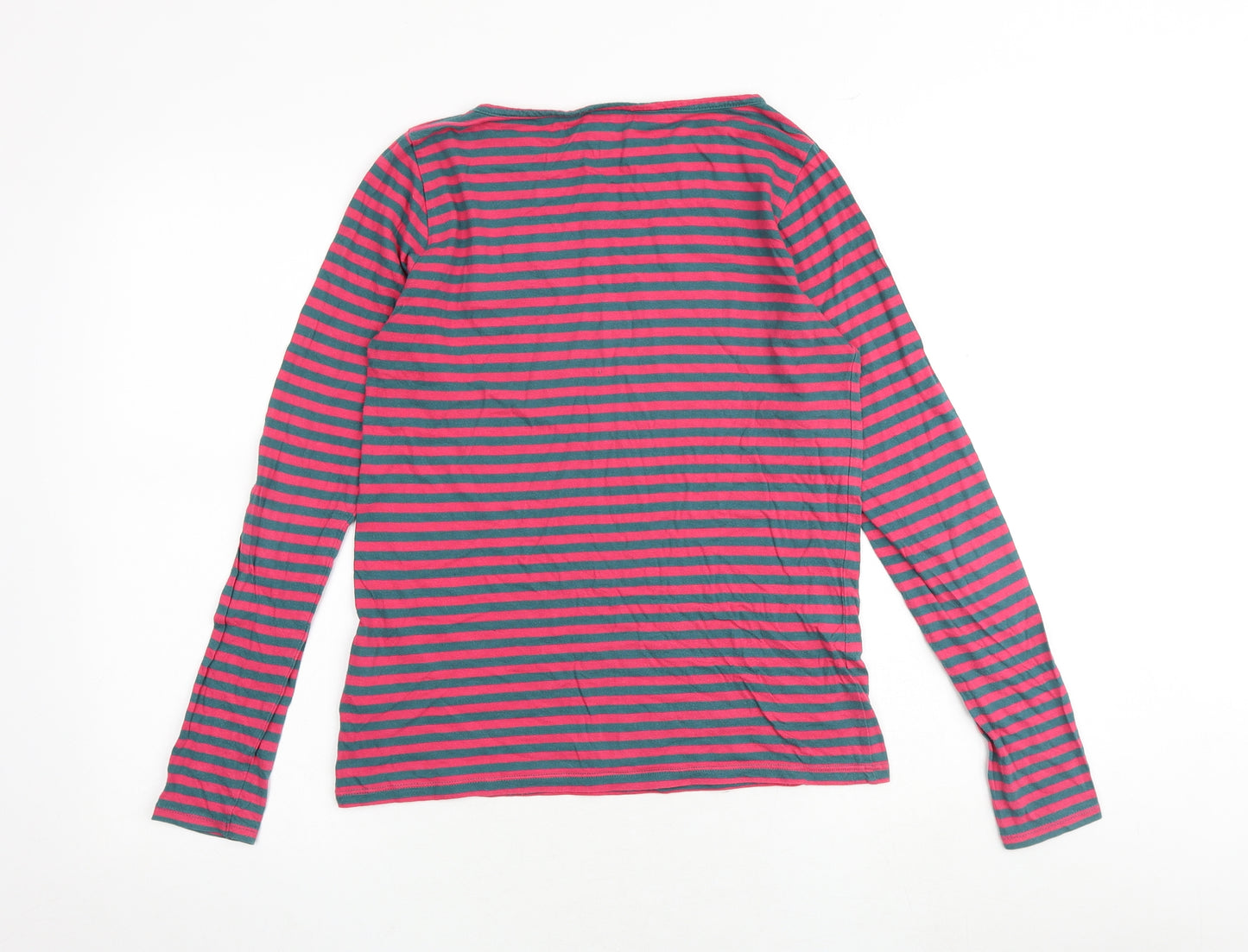 Trespass Womens Multicoloured Striped 100% Cotton Basic T-Shirt Size XS Round Neck