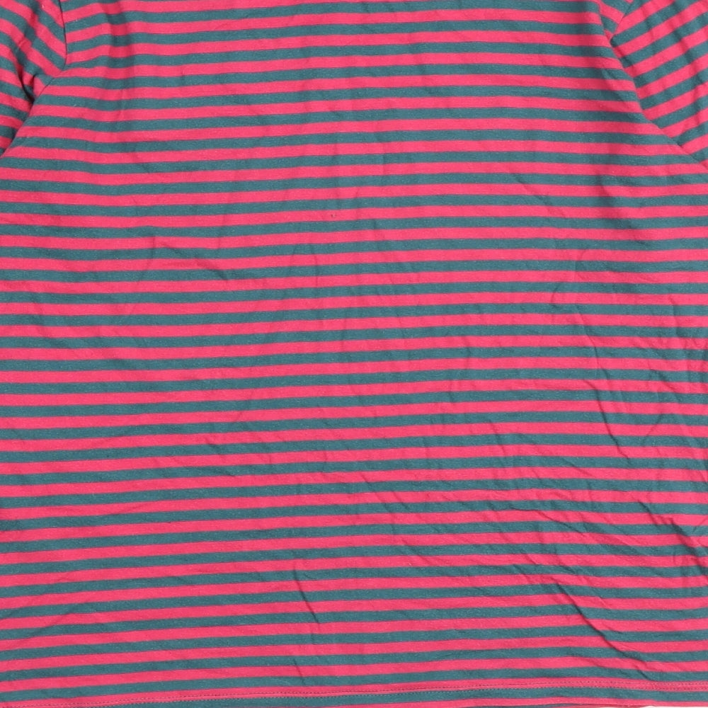 Trespass Womens Multicoloured Striped 100% Cotton Basic T-Shirt Size XS Round Neck