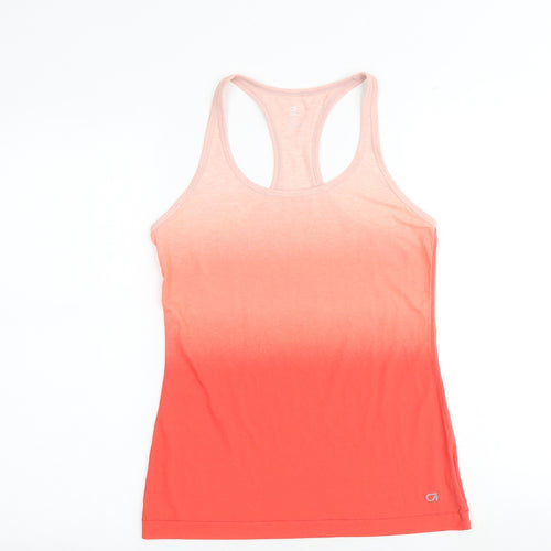 Gap Womens Pink Polyester Basic Tank Size S Round Neck