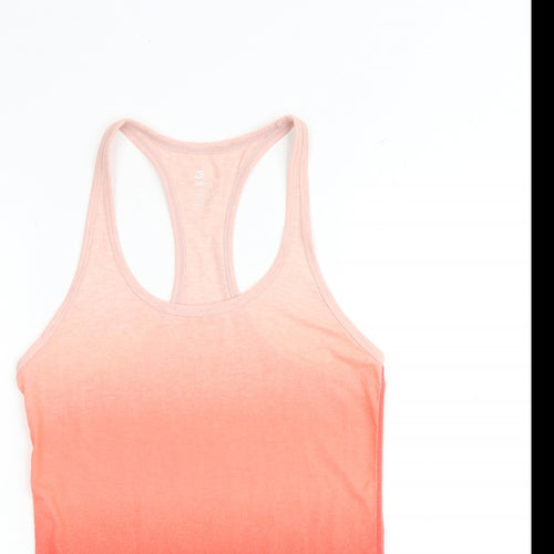 Gap Womens Pink Polyester Basic Tank Size S Round Neck
