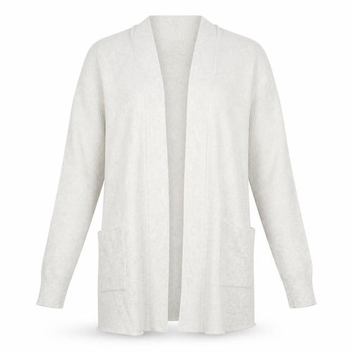 Marks and Spencer Womens Grey V-Neck Viscose Cardigan Jumper Size 8