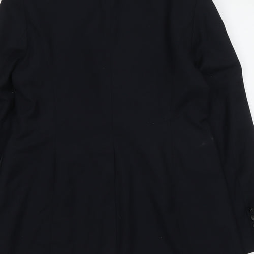 NEXT Womens Blue Polyester Jacket Suit Jacket Size 14