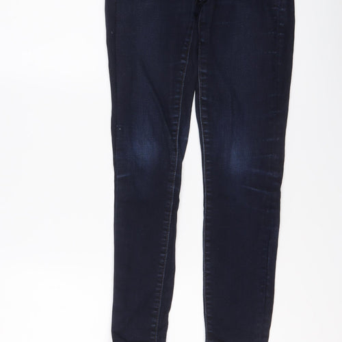 Gap Womens Blue Cotton Skinny Jeans Size 26 in L28 in Regular Button