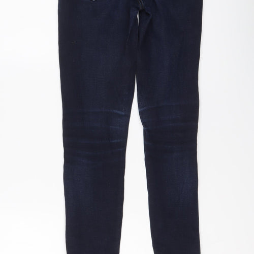 Gap Womens Blue Cotton Skinny Jeans Size 26 in L28 in Regular Button