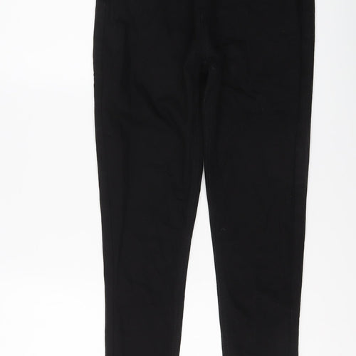 Boohoo Womens Black Cotton Skinny Jeans Size 8 L28 in Regular Button