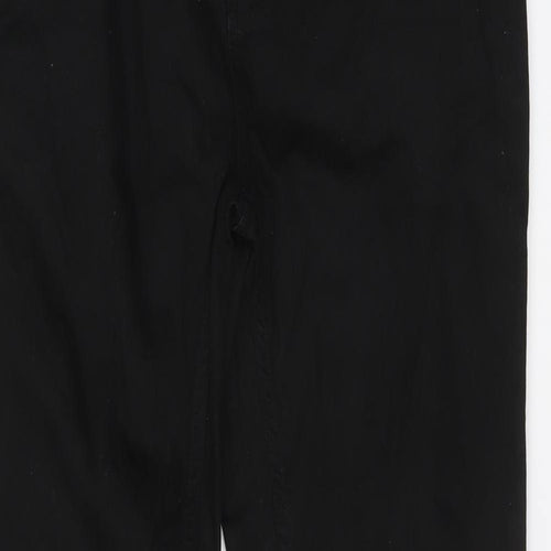 Denim & Co. Womens Black Cotton Skinny Jeans Size 34 in L30 in Regular Button