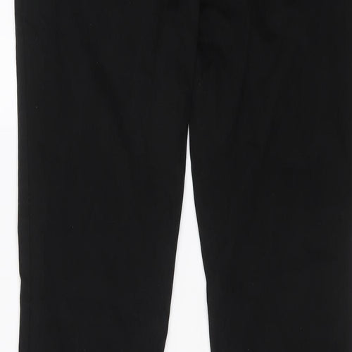 Denim & Co. Womens Black Cotton Skinny Jeans Size 34 in L30 in Regular Button