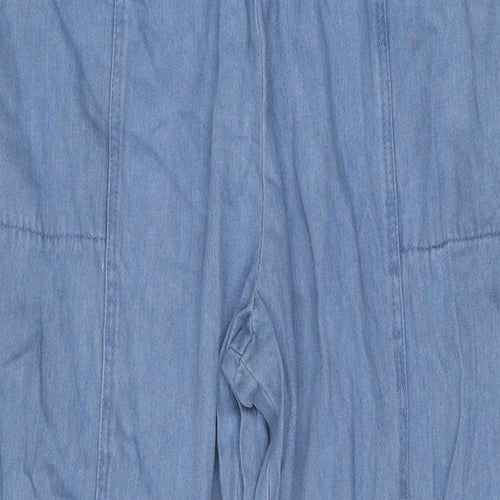 Classics Womens Blue Cotton Straight Jeans Size 40 in L28 in Regular Drawstring