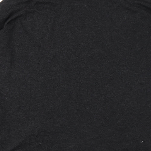 H&M Womens Grey Round Neck Polyester Pullover Jumper Size M