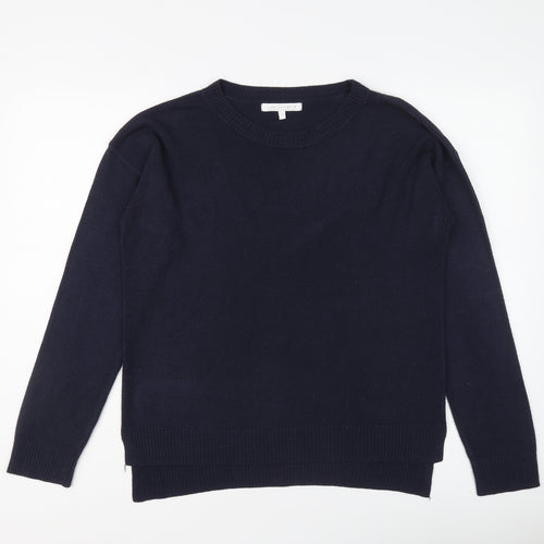 NEXT Womens Blue Round Neck Acrylic Pullover Jumper Size M