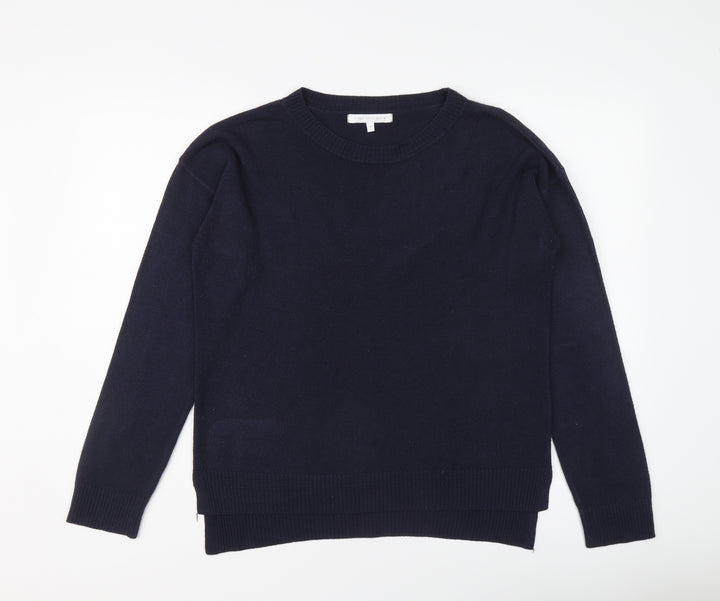 NEXT Womens Blue Round Neck Acrylic Pullover Jumper Size M