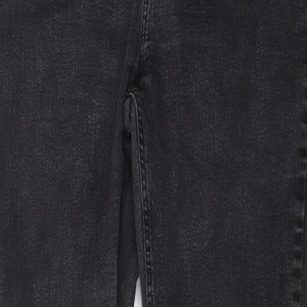 H&M Womens Grey Cotton Jegging Jeans Size 18 L28 in Regular