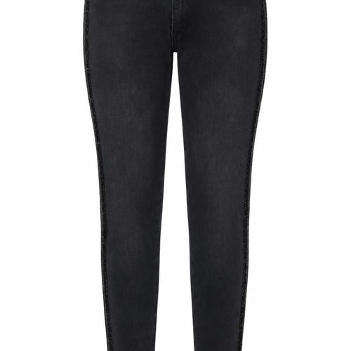 Denim & Co. Womens Grey Cotton Skinny Jeans Size 10 L27 in Regular Button