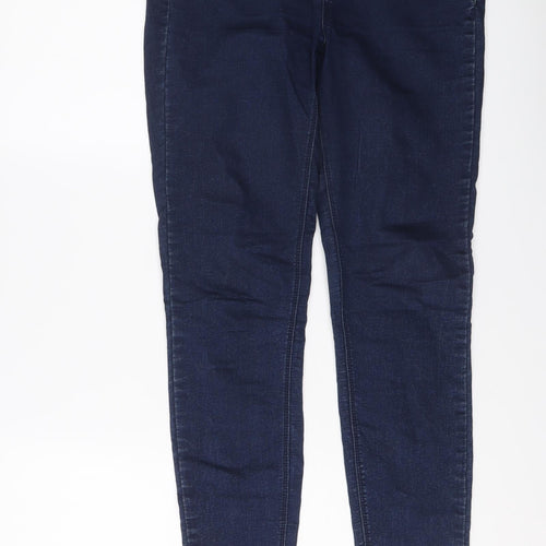 Pull&Bear Womens Blue Cotton Jegging Jeans Size 14 L30 in Regular