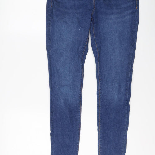 Dorothy Perkins Womens Blue Cotton Jegging Jeans Size 10 L30 in Regular