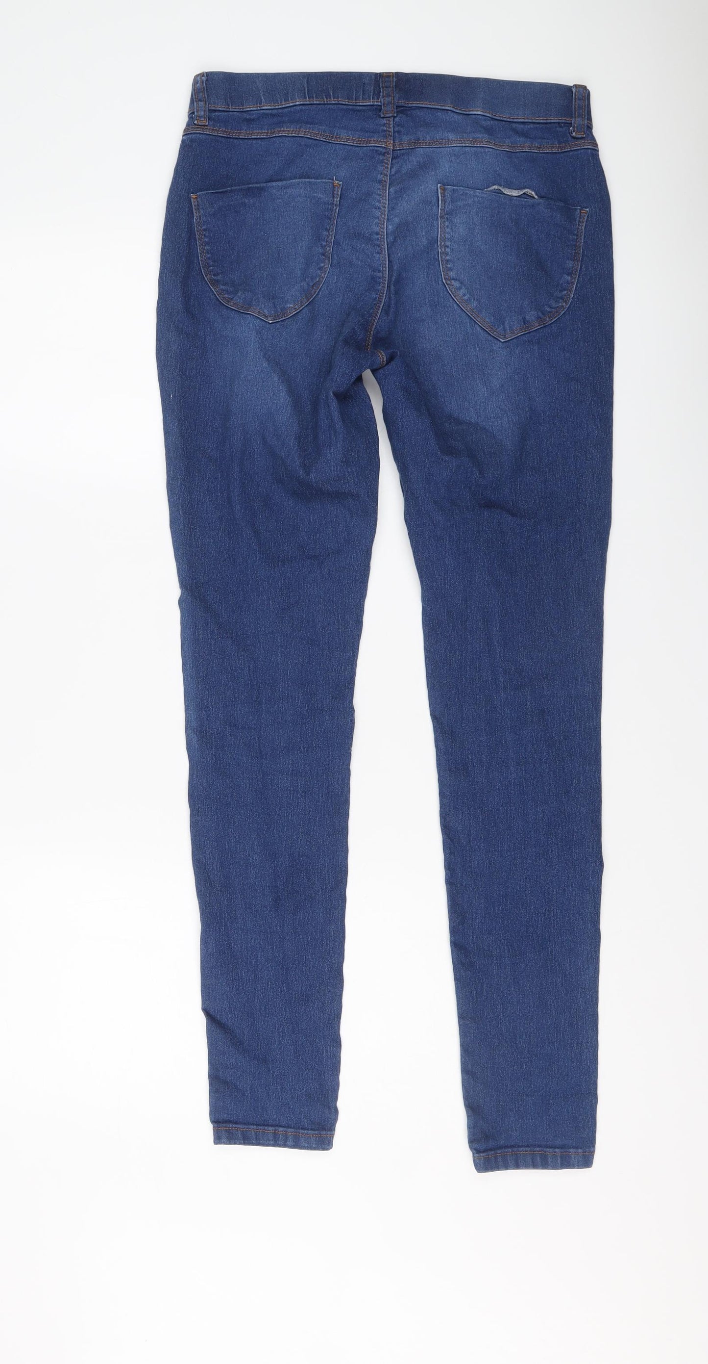 Dorothy Perkins Womens Blue Cotton Jegging Jeans Size 10 L30 in Regular