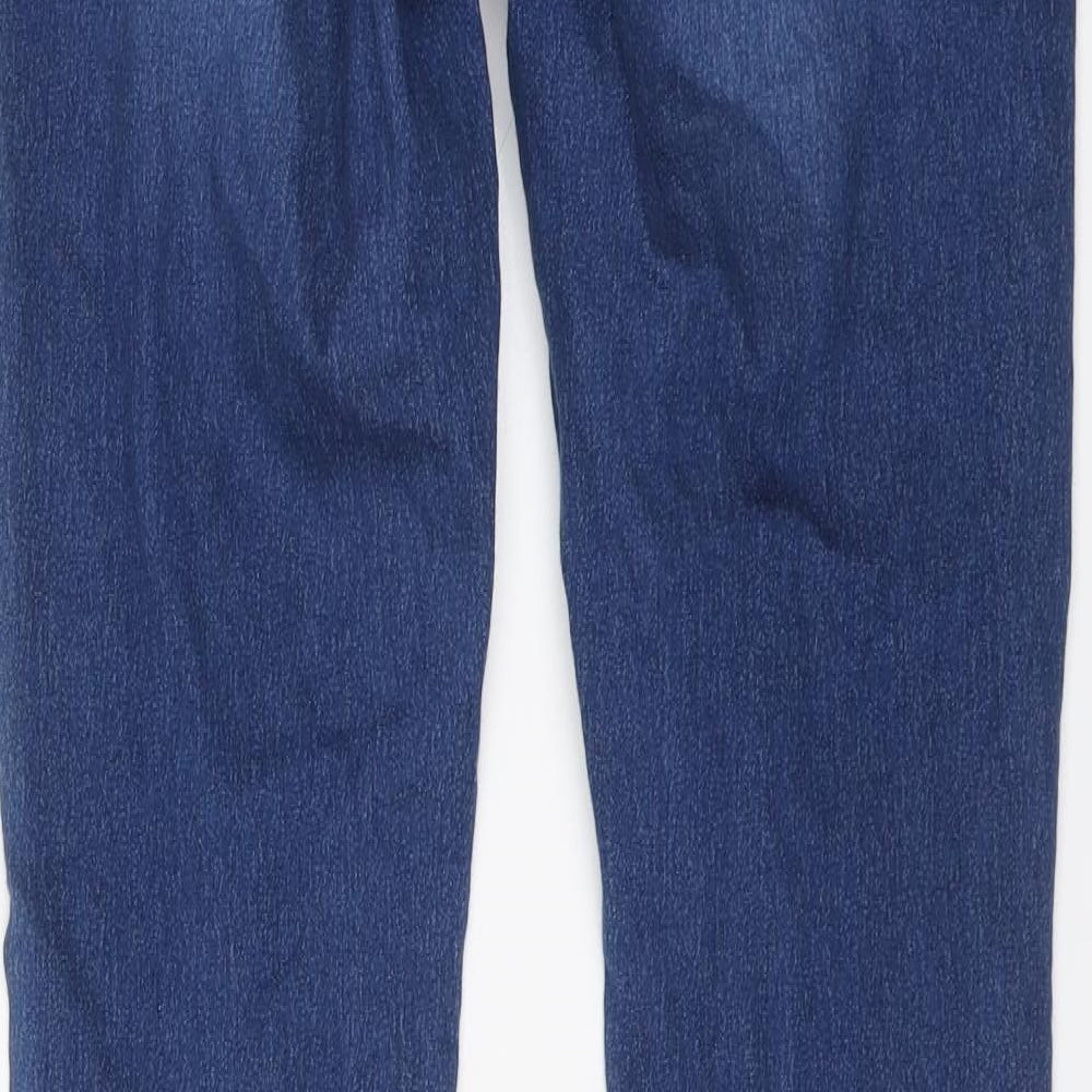 Dorothy Perkins Womens Blue Cotton Jegging Jeans Size 10 L30 in Regular