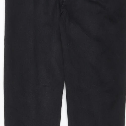 Denim & Co. Womens Black Cotton Skinny Jeans Size 12 L27 in Regular Button
