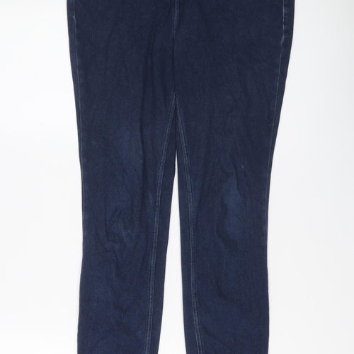 NEXT Womens Blue Cotton Jegging Jeans Size 12 L27 in Regular