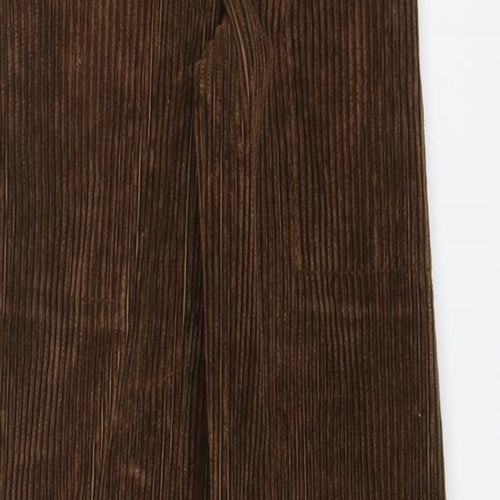 St. Michael Boys Brown Cotton Chino Trousers Size 3-4 Years Regular Button