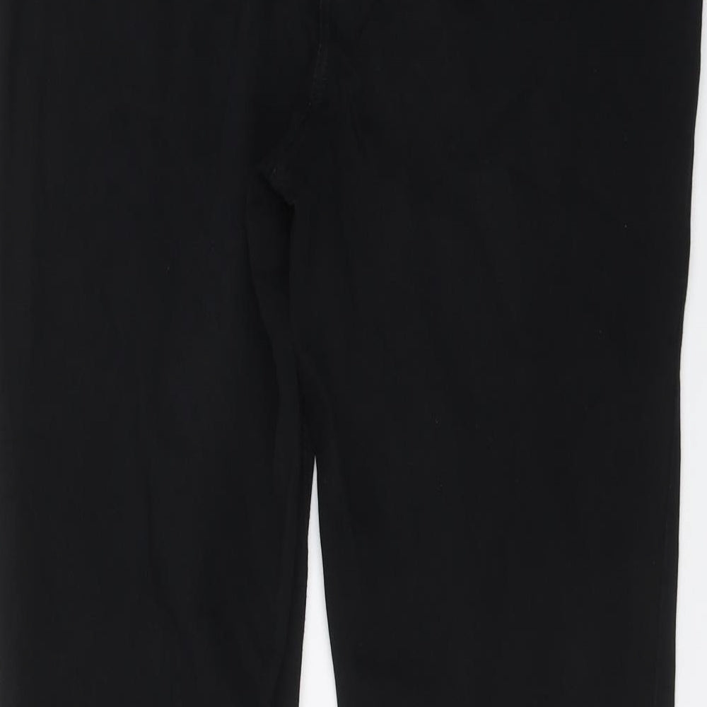 NEXT Womens Black Cotton Jegging Jeans Size 16 L27 in Regular